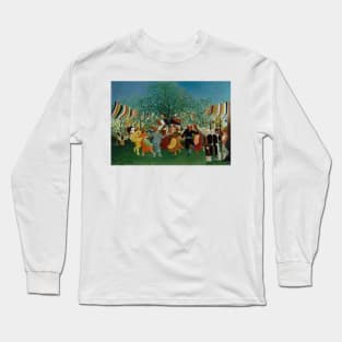 A Centennial of Independence by Henri Rousseau Long Sleeve T-Shirt